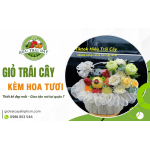 Giỏ trái cây kèm hoa tươi sang trọng quận 7 - Món quà tinh tế cho mọi dịp